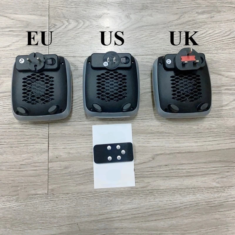 800W Mini Heater, PTC Ceramic Fast Heating Bathroom Heater with Remote Control, Wall Mounted Electric Heater for Indoor Use